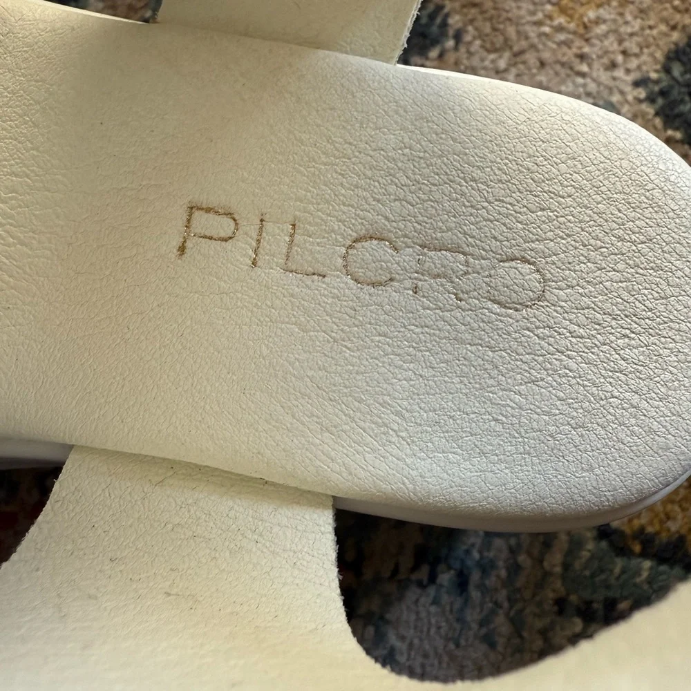 Anthropologie Pilcro Platform Fisherman Sandals – White, Size 38